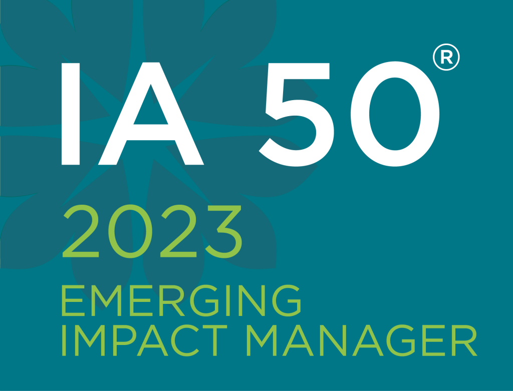 IA 50 2023 Emerging Impact Manager logo